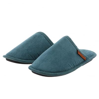 Тапочки ВЕЛВЕТОВЫЕ ТАПОЧКИ EV НАСЫЩЕННЫЙ БИРЮЗОВЫЙ [Dulton] 22.5~25см