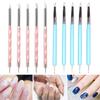 5Pcs Silicone Clay Sculpting Tool Modeling Dotting Pottery Craft for DIY Handicraft Nail Art Cake Decoration