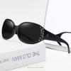 Polarized Retro Punk Windshield Cycling Sunglasses for Men - European & American Style 841