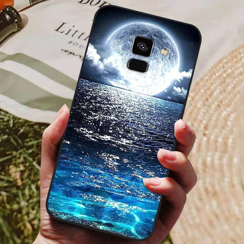 Для Samsung Galaxy A8 2018 A530 A530F Чехол Силиконовый Мягкий ТПУ Чехол для телефона Для Samsung A8 Plus 2018 A730 A730F Чехол Черный Coques