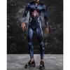 Halloween Tights 3D Digital Printing Adult Cosplay One-piece Costume Men Stage Performance Jumpsuit Dance Party Outfit