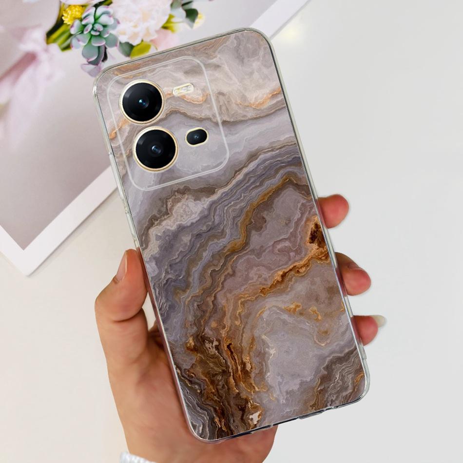 Чехол для Vivo V25 5G Vivo V25e 4G VivoV25 V 25 25E V2202 V2201 Модный Крутой Рисунок Мягкий Силикон ТПУ Чехлы для Телефона