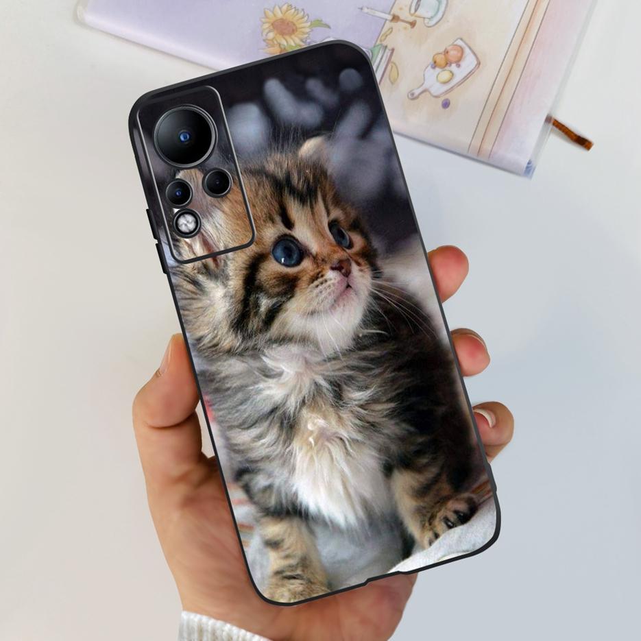 Чехол для Infinix Note 11 X663 X663B Стильный окрашенный задний чехол 6,7'' Ударопрочный чехол для телефона Для Infinix Note 11 Note11 Мягкий чехол