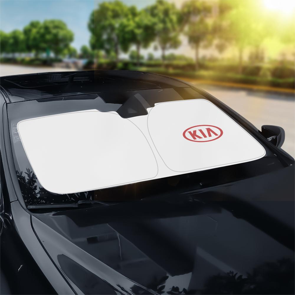 2026 Hot Car Sticker Folding Car Front Window Sunshade Cover Sun Shade Windshield Visor Accessories For Kia Sportage Rio 3 Soul 