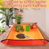 Indoor Green Plant Square Transplanting Potting Mat Foldable Waterproof Thickened Gardening Mat for Transplanting and Mess Control