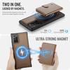 For Samsung Galaxy Note20 Case JEEHOOD J09 RFID Blocking Card Holder Leather Back Phone Cover Magnetic Case