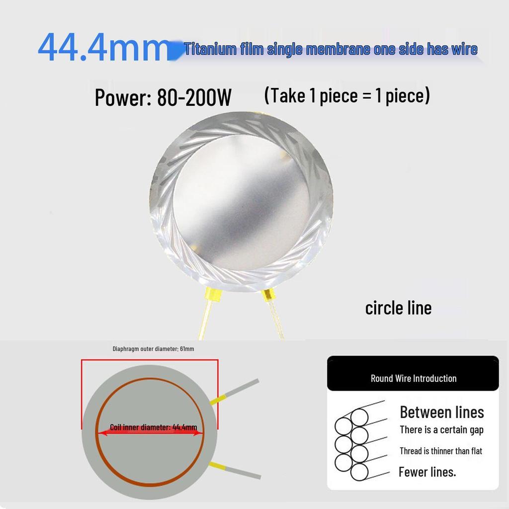 Ремонтные детали для диафрагмы высокочастотного динамика: 25-75 Жила Круглая Плоская Проволока