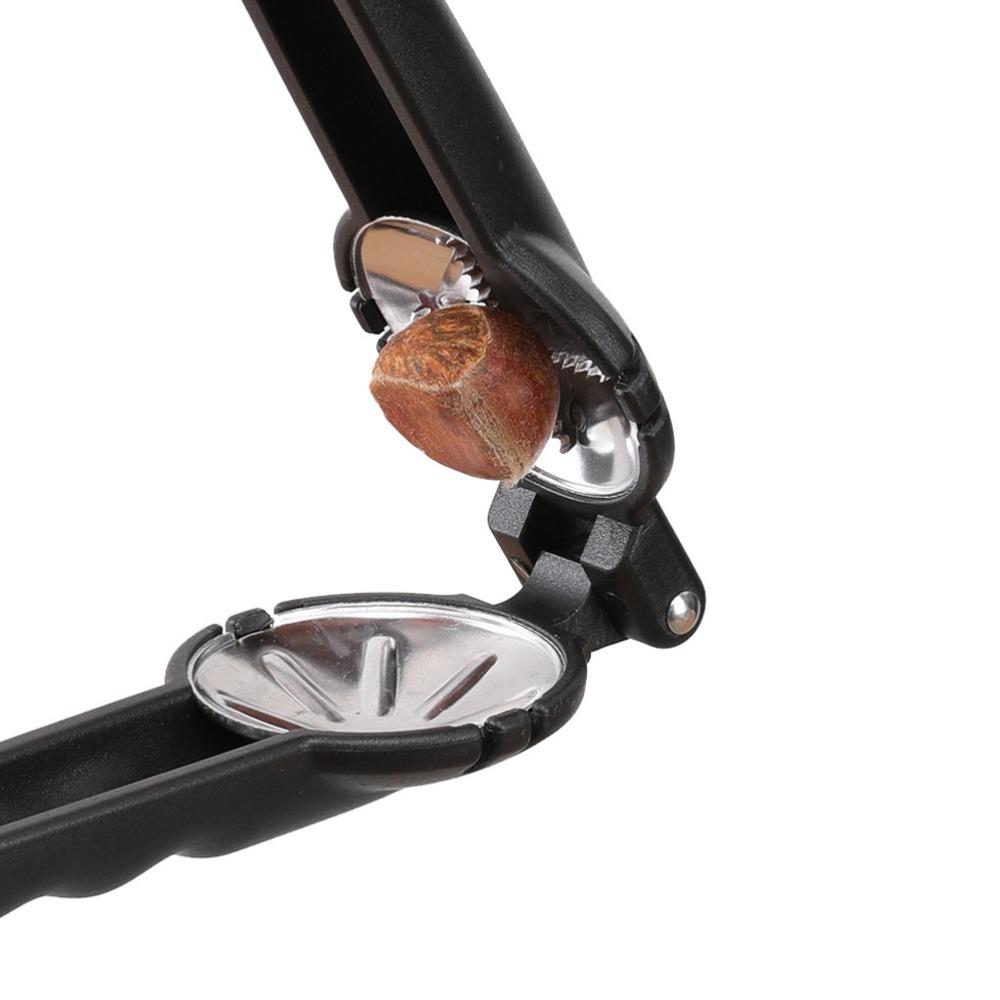 Black Chestnut Cutter Tool Stainless Steel ABS Chestnut Opener Tool Nut Cracker Nut Shelling