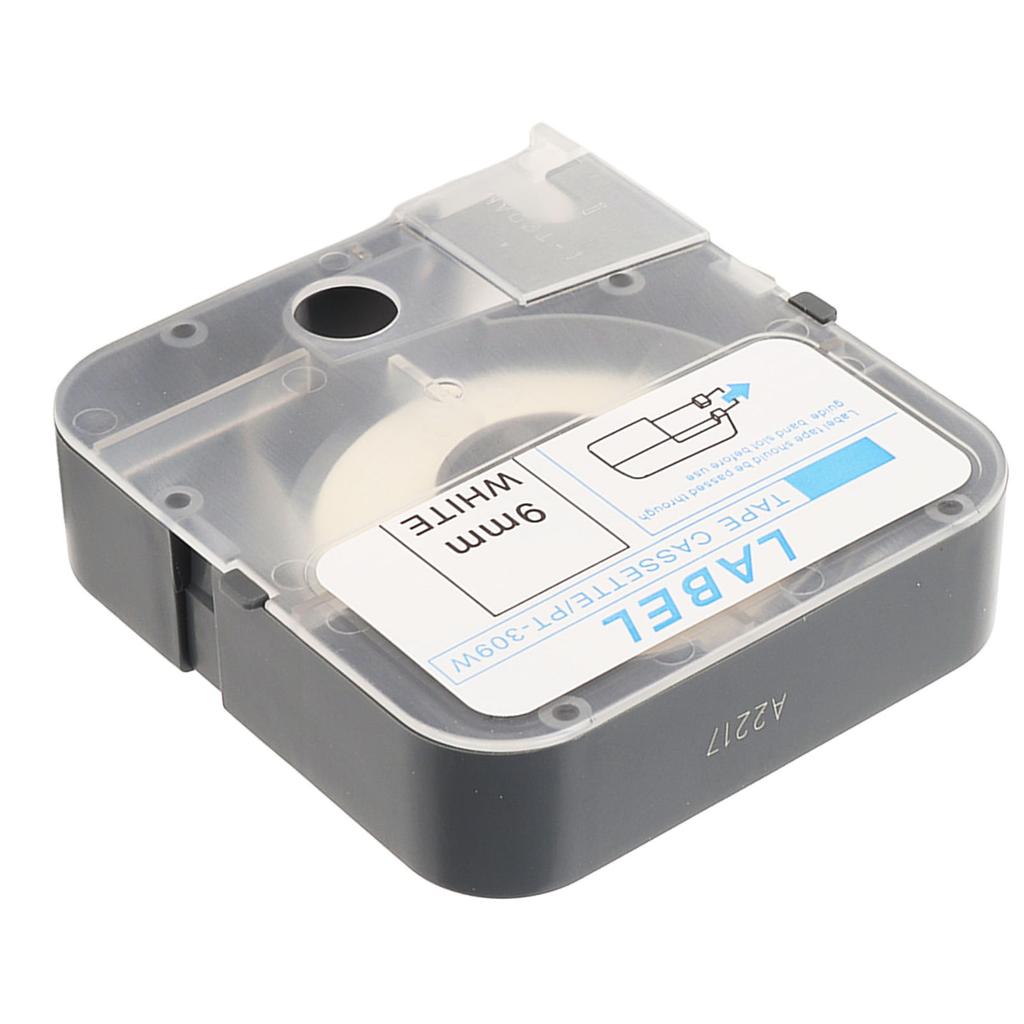 Label Maker Tape 9mm Wide 8m Length Self Adhesive Label Tape Refills for MAX LM380E LM390A LM370A LM
