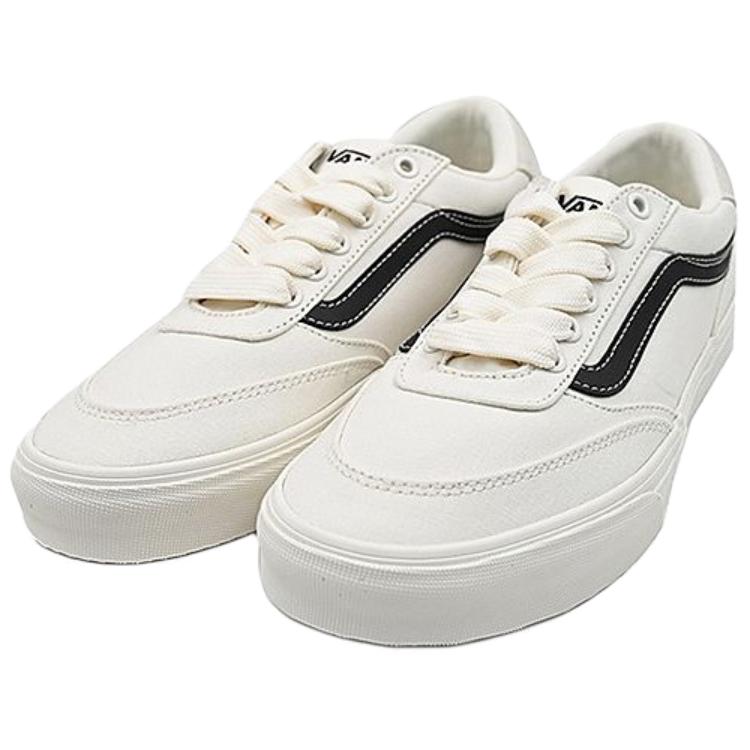 Vans Brooklyn LS Удобные Универсальные Низкие Кеды для Скейтбординга Мужские Кроссовки Белые VN000D7QY7U