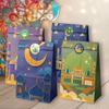 12Pcs Multicolor Eid Mubarak Gift Bag Kraft Paper Flat Open Bags Ramadan Gift Bag  Ramadan Party