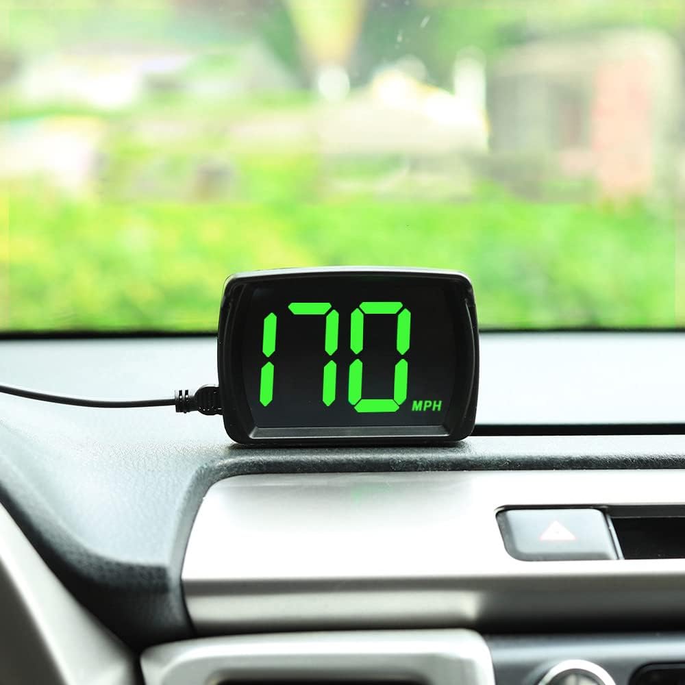 Новый HUD-спидометр GPS Цифровой измеритель скорости Миль/ч Спидометр Head Up Display Для Автомобилей Грузовиков, USB-кабель Plug & Play (Зеленый только для G20)