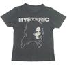 Футболка Hysteric Glamour в стиле ретро 90-х, переиздание, угольного цвета, для мужчин и женщин, графическая футболка Y2k с коротким рукавом, унисекс, мужская, женская, летняя