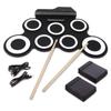 1 Box 7-Pads Portable Electronic Drum USB Folding Music Drums for Beginner Drum Beginner