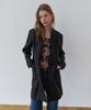 OVERDUEFLAIR Vintage Tailored Leather Coat_Black