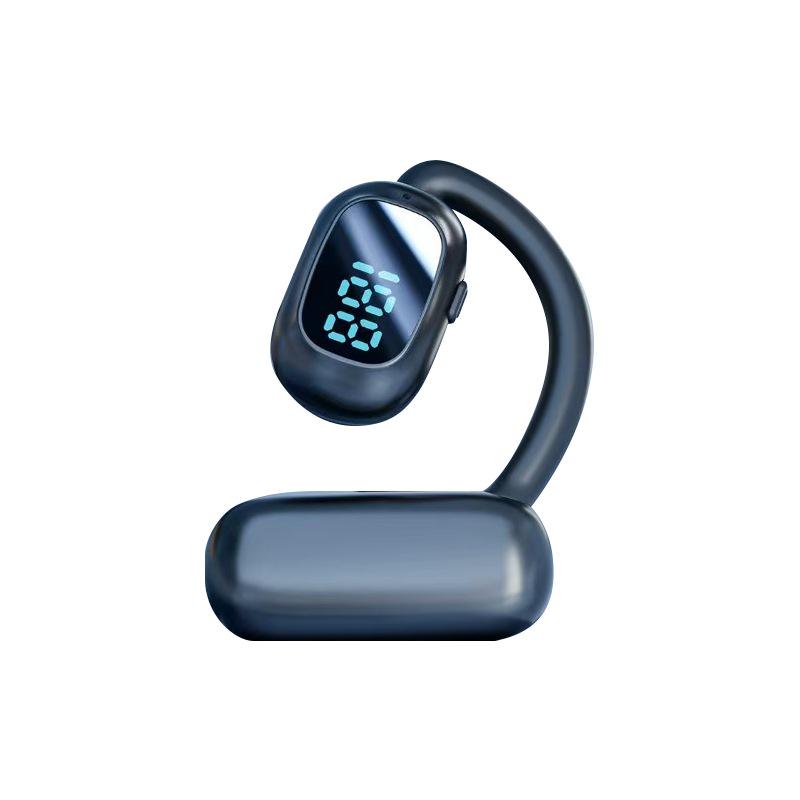 D31 Поворотные беспроводные Bluetooth-наушники с зажимом и цифровым дисплеем