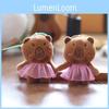 Adorable Capybara Animal Plush Doll With Soft Pp Cotton Filling For Bags And Keys