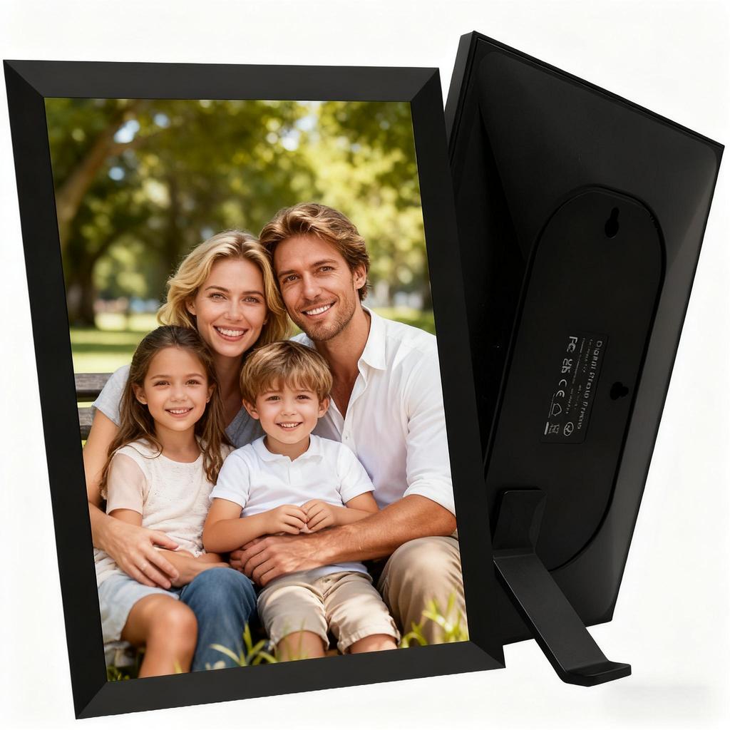 Digital Photo Frame WiFi 32GB 10.1 Inch 1280x800 IPS Touch Screen Digital Picture Frame Easy Setup Share Photo or Video Via Frameo APP