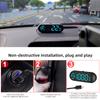 HUD GPS Head Up Display Автомобильный цифровой спидометр Автомобильная электроника Аксессуары Сигнализация превышения скорости Компас Одометр Подходит для всех автомобилей