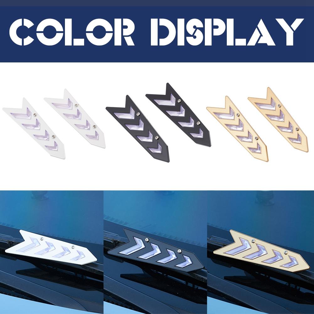 Пара автомобильных стеклоочистителей Spolier Wiper Aid Protector Separator Presser Universal для сбора воды во время дождя