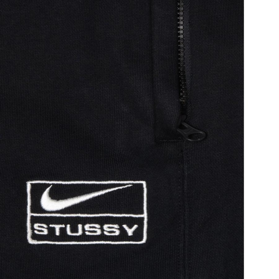 Штаны Stussy Nike из флиса с эффектом stonewash, черные (Наш размер) FN5235-010
