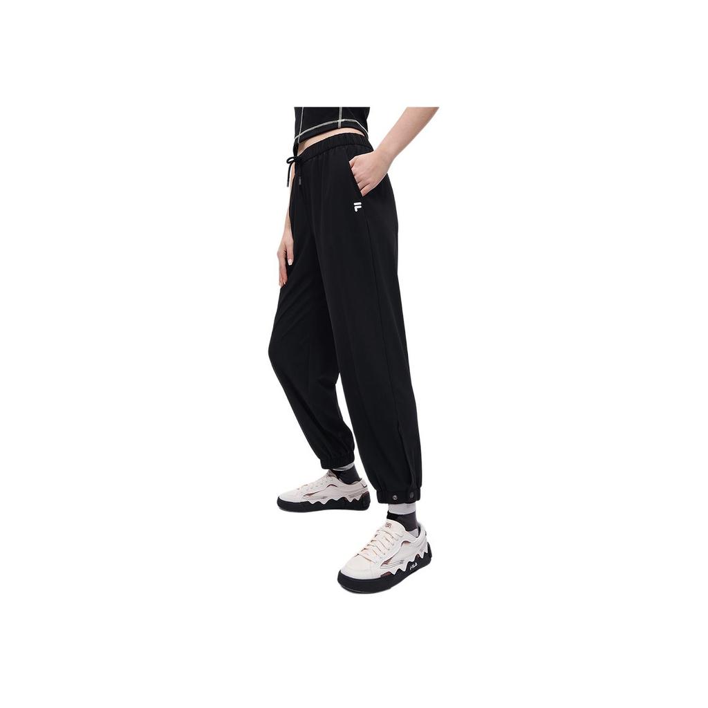 Fila Fusion Городские Технологичные Универсальные Вязаные Спортивные Штаны Мужские Брюки Черный T11M331601FBK