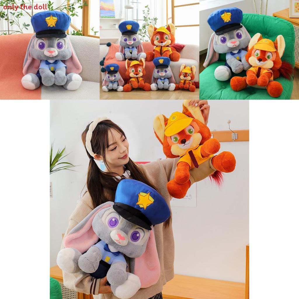 Плюшевая игрушка животное Джуди Ник Зверополис Мягкая подушка для детей и девочек