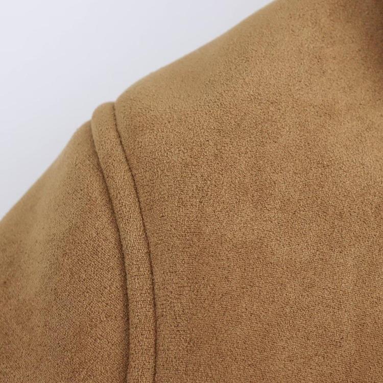 Европейско-американская уличная мода Женское пальто с длинными лацканами и меховой отделкой для осени и зимы, стиль кросс-бордер