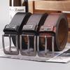 New Men's Casual Minimalist Leather Belt - High-End Trendy Design