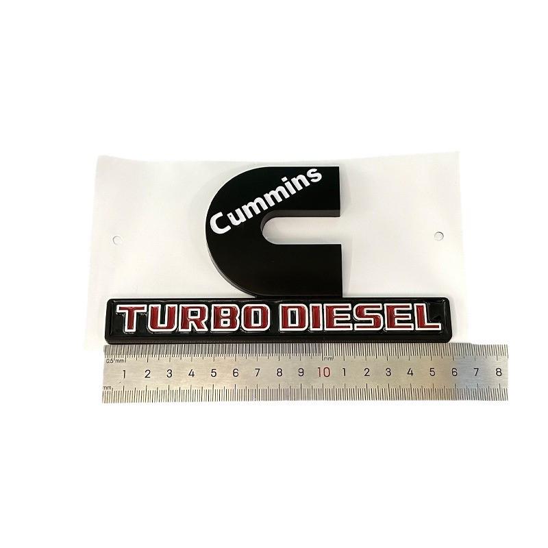 Совместимые наклейки для пикапов Dodge: Логотипы RAM 1500, 2500 и CUMMINS, Боковые шильдики из АБС-пластика.