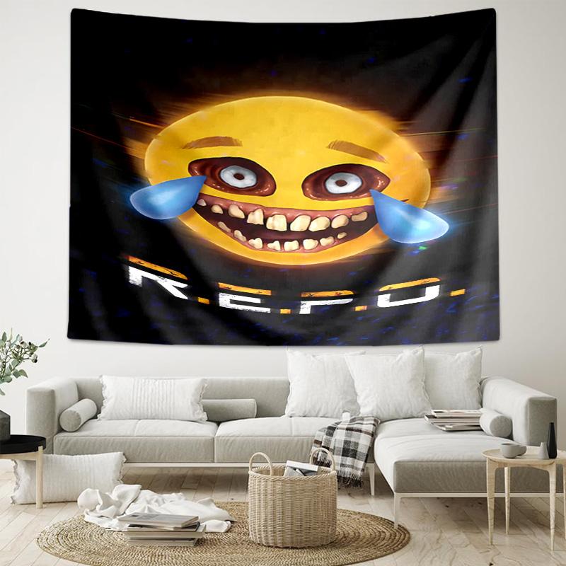 1pc Game R.E.P.O Tapestry, Living Room, Bedroom, Office, Party Decor, Ideal Festive Gift
