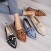 Women's Shoes Loafers Ballet Flats Pointed Toe Barefoot Slip-on Casual Low Heel Luxury Brand Woman Shoe In Butterfly