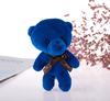 12cm Teddy Bear Doll Cute Animal Bear Plush Toy For Girl Kawaii Mini Stuffed Doll Keychain Bag Pendent Children Party Small Gift
