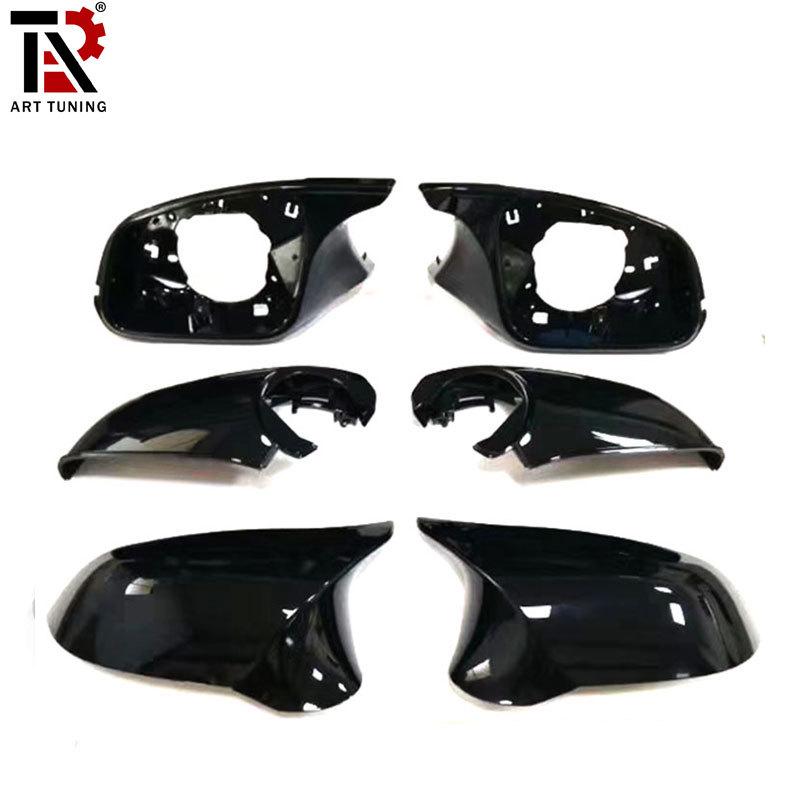 Carbon Fiber M3-Style Mirror Covers for BMW Series 1, 2, 3GT, X1 E84 - 6-Piece Set