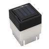 Post Cap Light Solar Powered LED Warm Yellow Lighting Fence Post Cap Light for Garden Patio