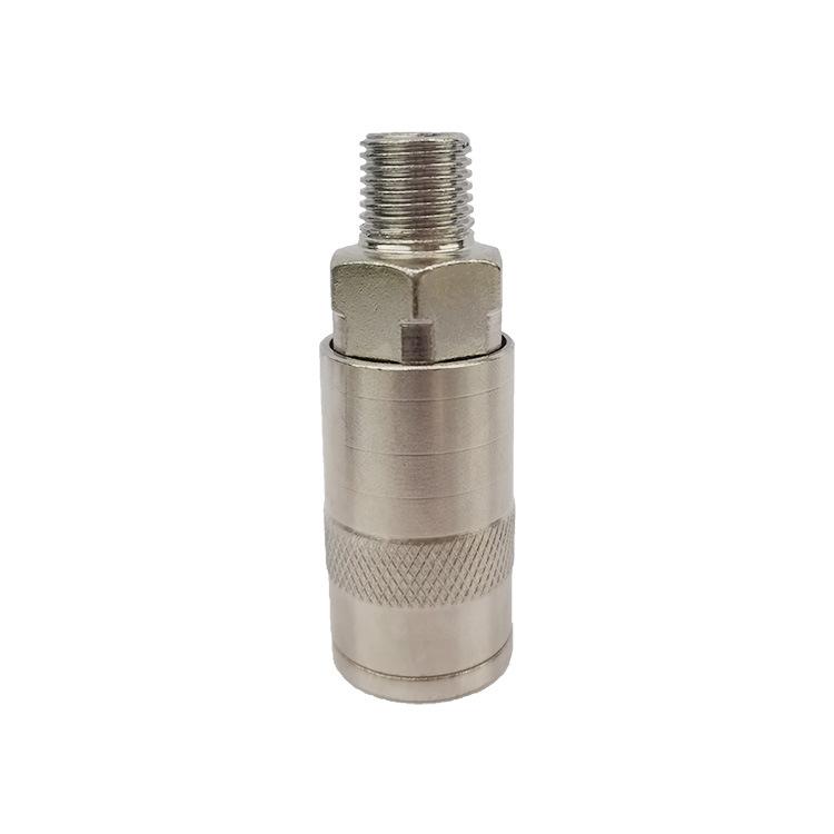 Cross-border Alloy Pneumatic Hose Fittings Female-to-male Couplings Five-piece Set; air Pump Application Quick-connect