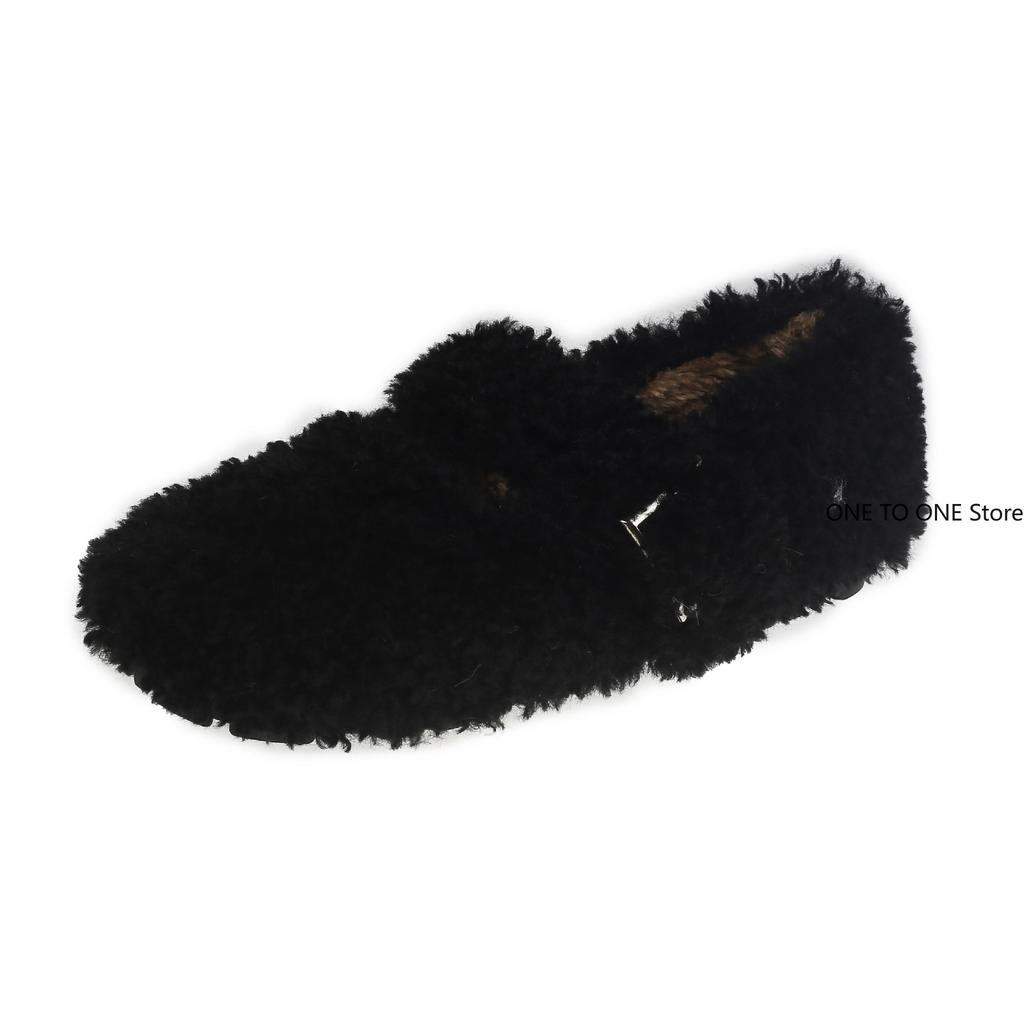 Плоские туфли женские плюшевые тапочки для взрослых тапочки женские флок низкий мех 2024 Рим базовые резиновые Мэри Джейн с мехом короткие Zapatil