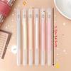 6pcs Glue Pen Candy Color Quick-dry Dot Glue Sticks High Viscosity Dispensing Pen Cute Paper Glue School Stationary