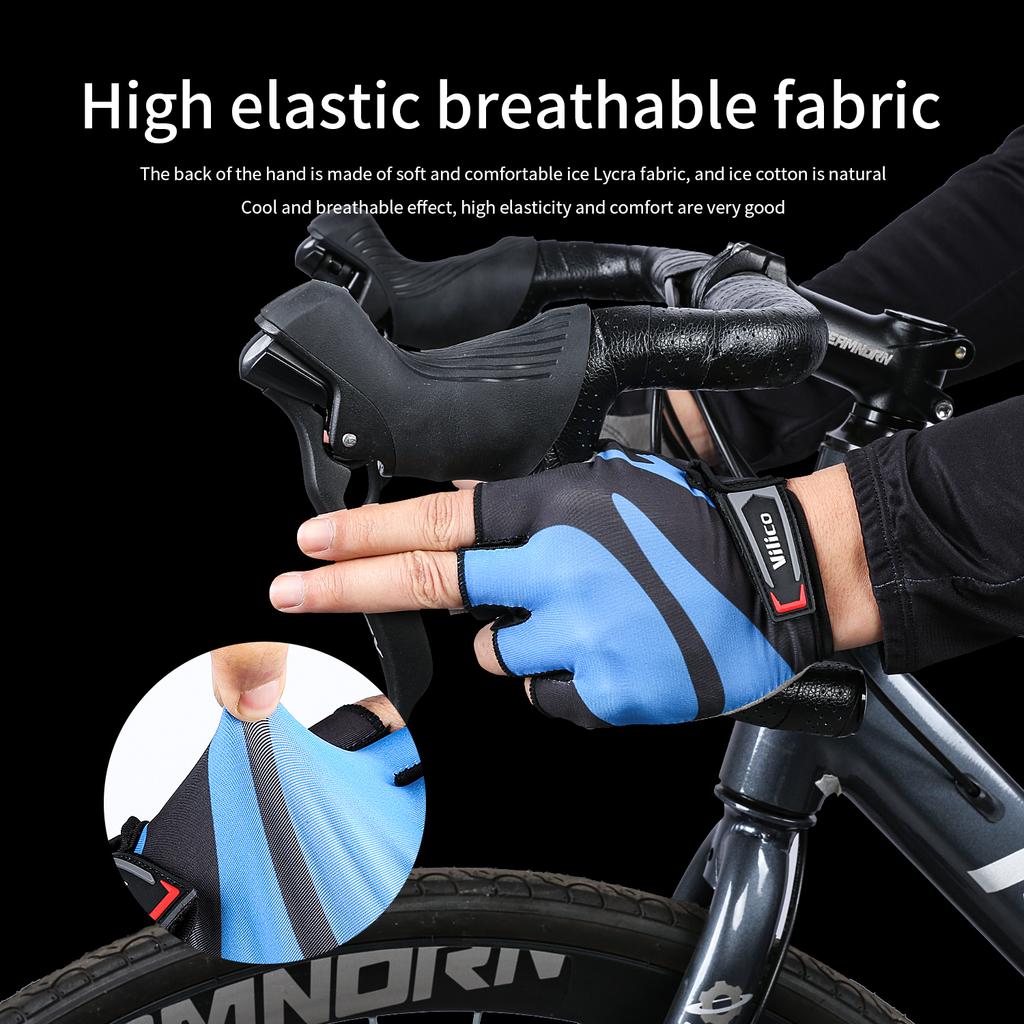 Sports Half Finger Cycling Gloves Men Women MTB Bike Gloves Running Fitness Gym Riding Motorcycle Bicycle Gloves