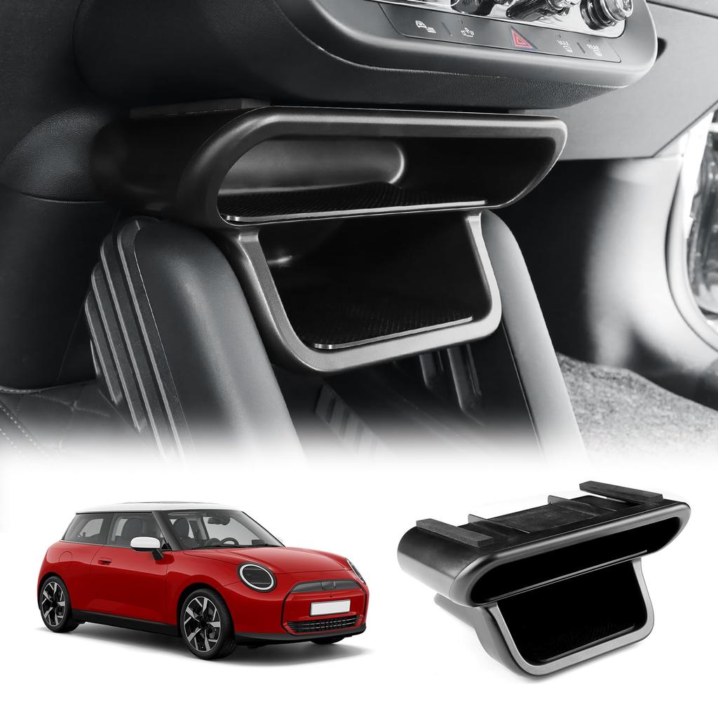 KUNGKIC ACEMAN Подстаканник/Ящик на центральную консоль для Mini Cooper J01, SE, S и J05 (2024-2025 гг.) - Внутренний ящик для хранения, Аксессуар (Базовый тип ABS)