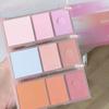 Pink Series 3 Colors Blush Makeup Palette Mashed Potato Texture Matte Cheek Tint Contour Shadow Blusher Cosmetics Rouge Powder