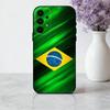 КРУТЫЙ B-Бразилия-N F-Флаг-G ИСКУССТВО Чехол для телефона для Samsung Galaxy A73,A72,A71,A70,A53,A52,A51,Мягкий силиконовый черный чехол