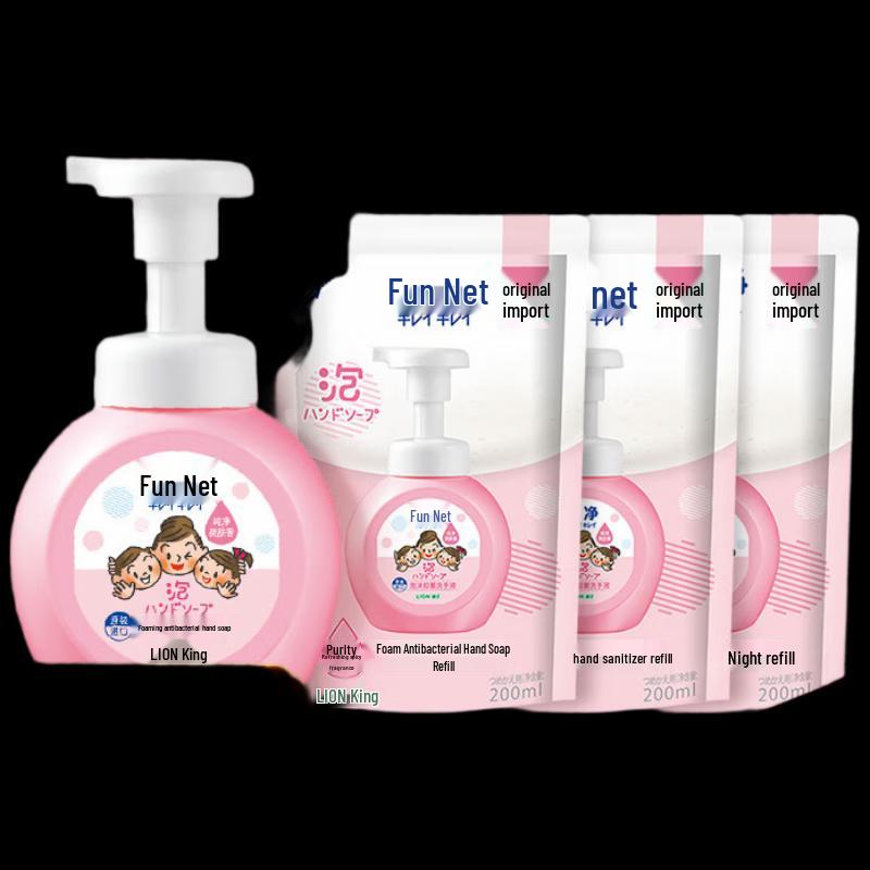 Пена для рук Lion Fun Clean с антибактериальным эффектом