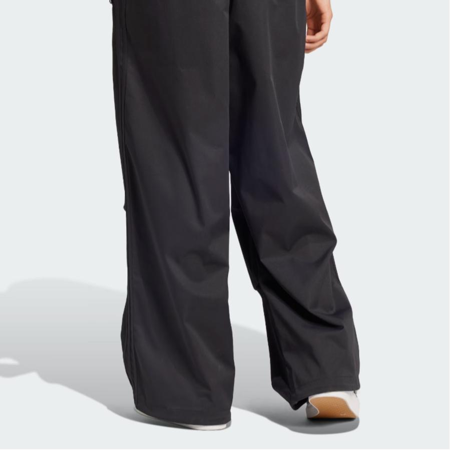 Adidas Originals Parachute FW24 Lace-Up Loose Solid Color Sports Casual Pants Men Pants Black IY2075