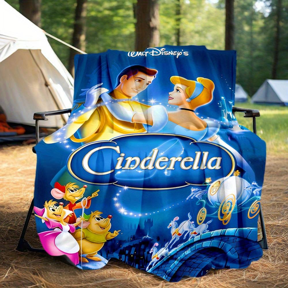 1 шт., Плед Disney Золушка Сезонный Универсальный Декоративный Плед для Комнаты, Идея для Подарка Семье и Другу, Гостиная, Путешествия