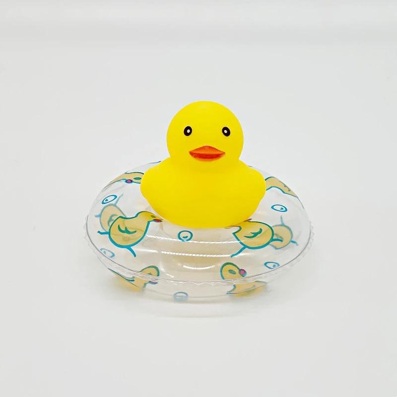 10/20 шт. Круг для плавания куклы Мини-круги для плавания для куклы Барби Надувной спасательный круг Игрушки Утка Игрушки для детского душа Аксессуары для кукольного домика