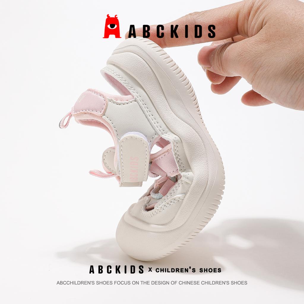 ABC Kids Girls' Sandals with Breathable Headband and Princess Anti Collision Beach Shoes