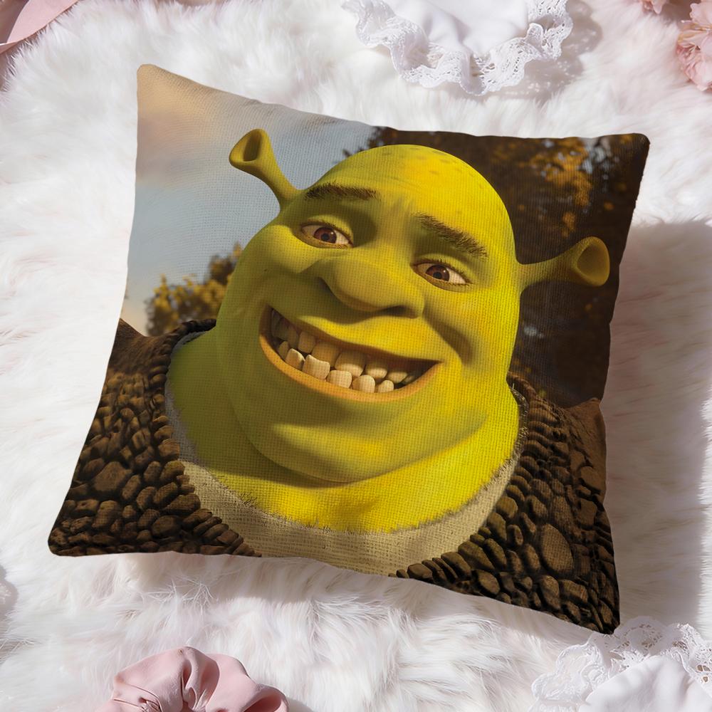 Чехол на подушку Аниме S-ShrekS Премиум-комфорт Двусторонний чехол для подушки - Дизайн "Два в одном" для любой комнаты и салона автомобиля