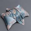Ice Silk Pillowcase for Adult Summer Coolness Pillowcase Jacquard Pillow Core Cover 48x74cm