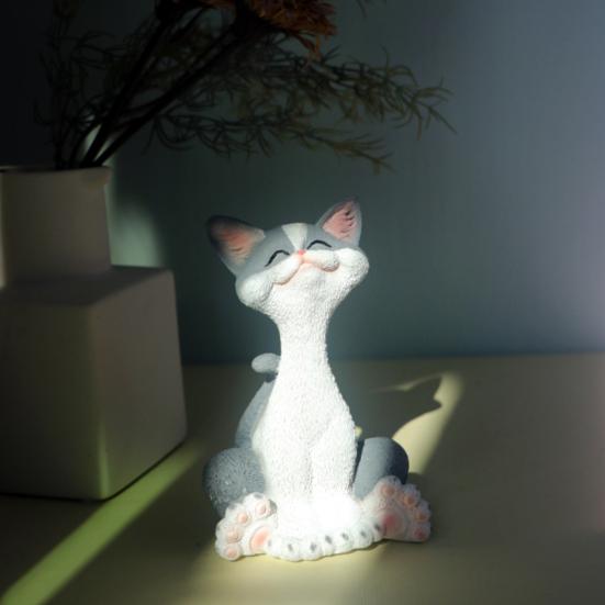 Орнамент Кот Удачи Материал смола Тонкая работа Скульптура кота Символ богатства Декор Украшение для дома и вечеринки